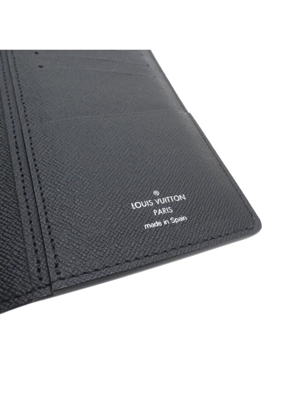 Louis Vuitton Monogram Eclipse Portefeuille Brazza Wallet - Picture 4 of 5